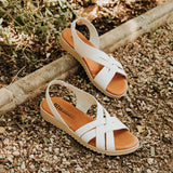 Sandales d'Été en Cuir pour Femme