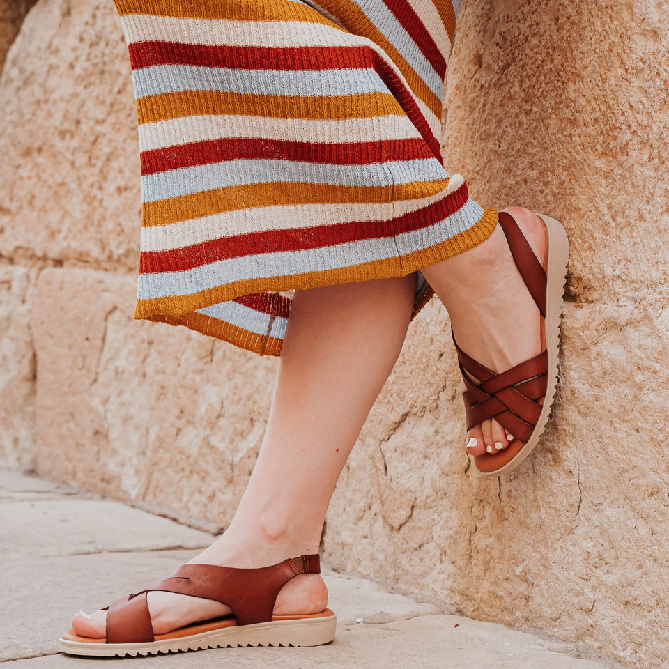 Sandales d'Été en Cuir pour Femme