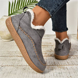 Bottines d’Hiver Femme en Suédine – Chaudes, Confortables et Élégantes