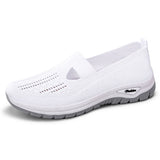 Chaussures en toile à enfiler, en maille respirante, pour femmes,