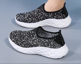 Baskets à semelle souple pour femme – Slip-on en maille ✅