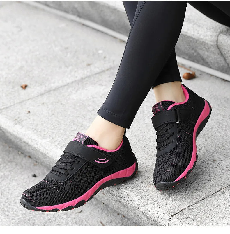 chaussure velcro plate pour femmes