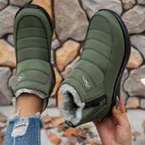 bottes de neige épaisses et chaudes