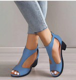 Sandales à Talons Hauts Peep Toe pour Femme