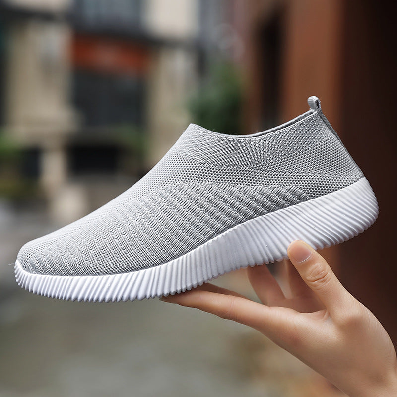 Nouvelles chaussettes de sport tendance, chaussures décontractées en maille respirante