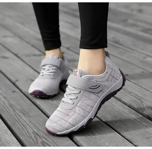 chaussure velcro plate pour femmes