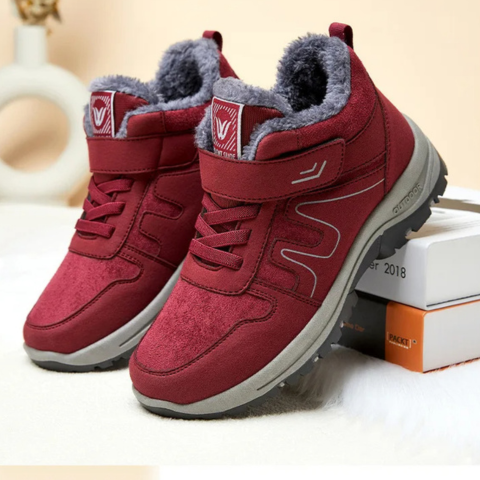 Bottes d'Hiver Unisexes en Cuir suédé
