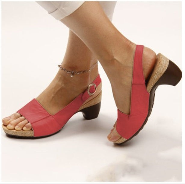 Sandales mi-hautes pour femmes