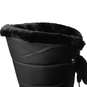 Bottes de neige imperméables à semelle épaisse