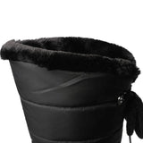 Bottes de neige imperméables à semelle épaisse