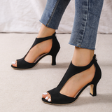 Sandales à Talons Hauts Peep Toe pour Femme