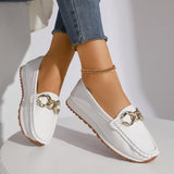 Chaussures décontractées et confortables à enfiler, mocassins, printemps, été, automne