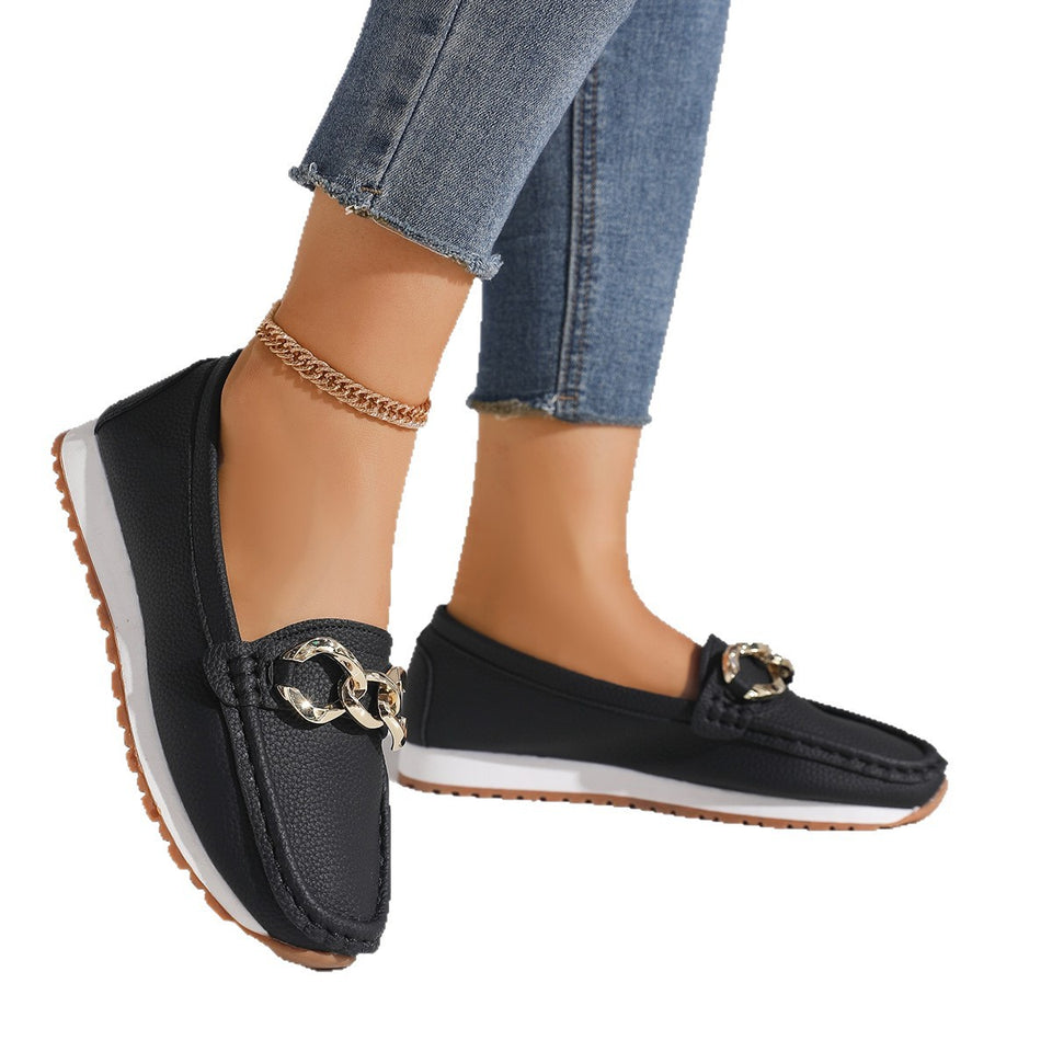 Chaussures décontractées et confortables à enfiler, mocassins, printemps, été, automne