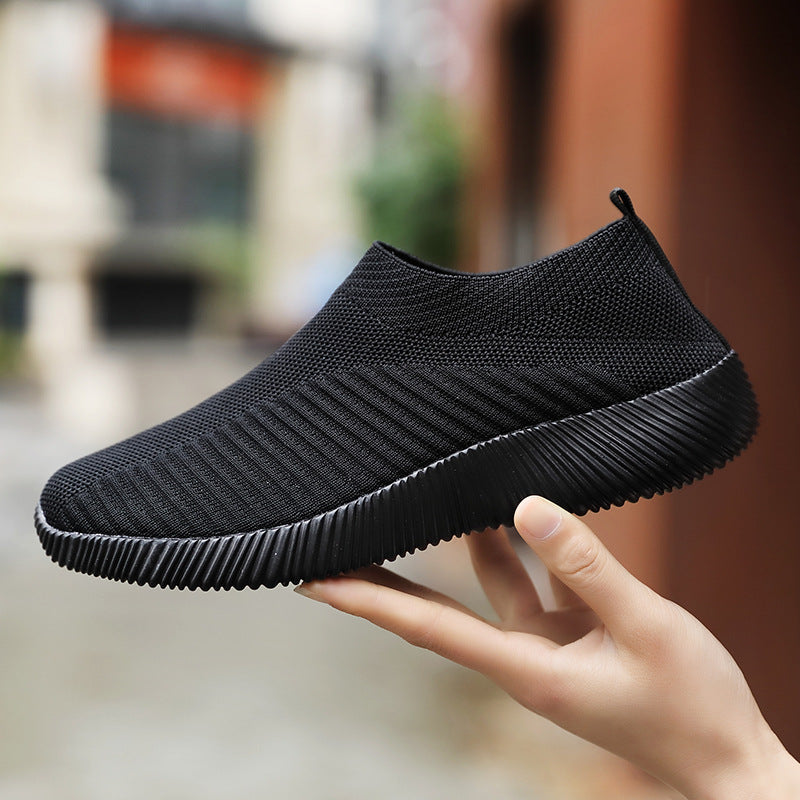 Nouvelles chaussettes de sport tendance, chaussures décontractées en maille respirante