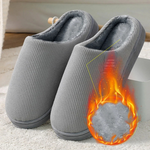 Chaussons d'Hiver Chauds en Fourrure Unisexes