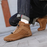 Chaussures d’hiver chaudes en coton, doublées en velours épais