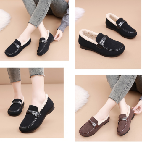 Mocassins Douillets d'Hiver pour Femmes