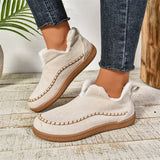 Bottines d’Hiver Femme en Suédine – Chaudes, Confortables et Élégantes
