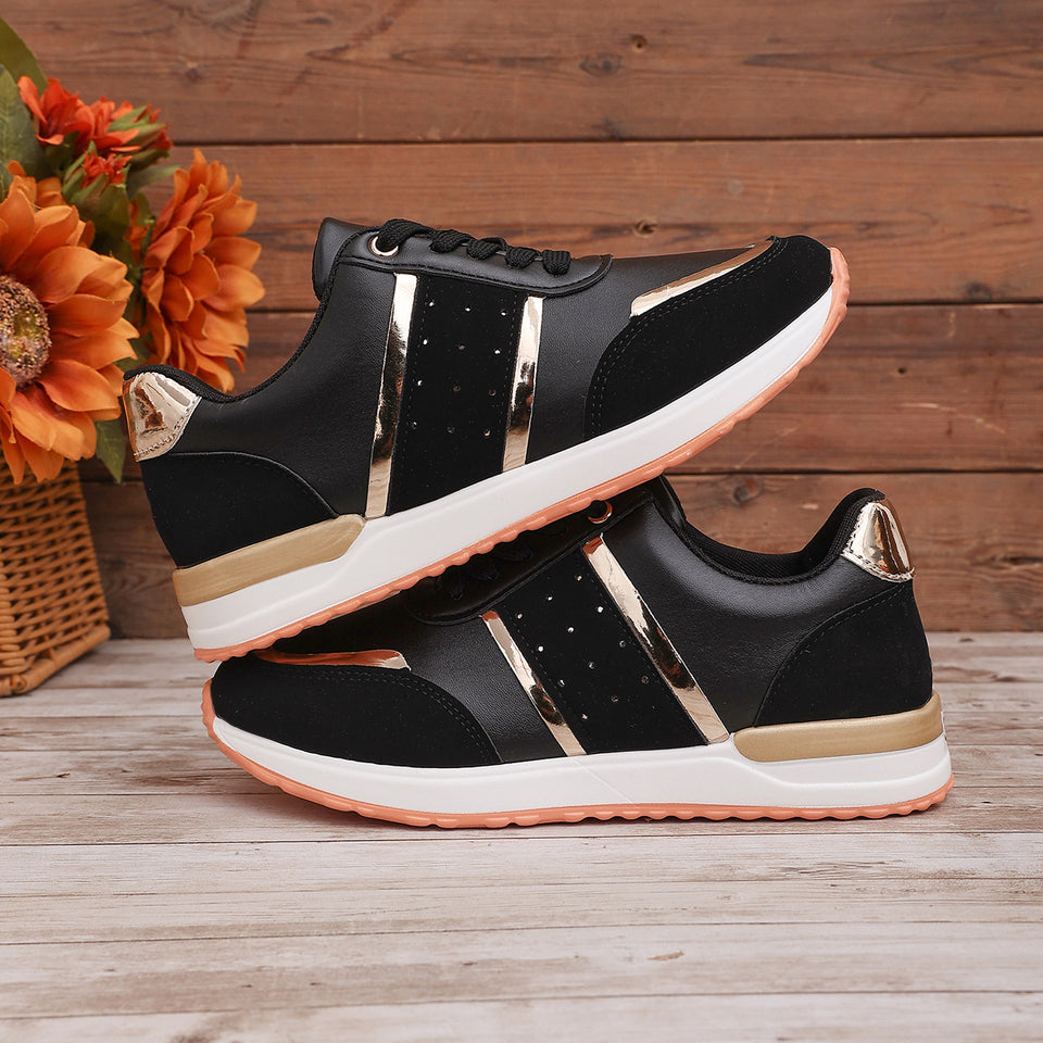 Chaussures à lacets à bout rond