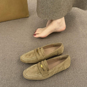 Mocassins Classiques Effet Daim