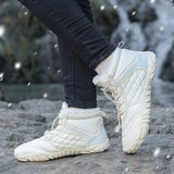 Chaussures d’hiver chaudes en coton, doublées en velours épais