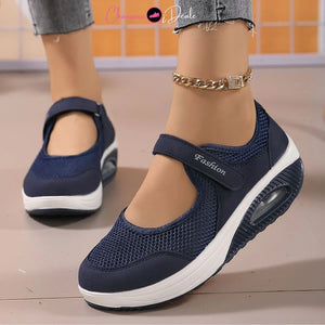 Chaussures Velcro confortables et antidérapantes pour femmes
