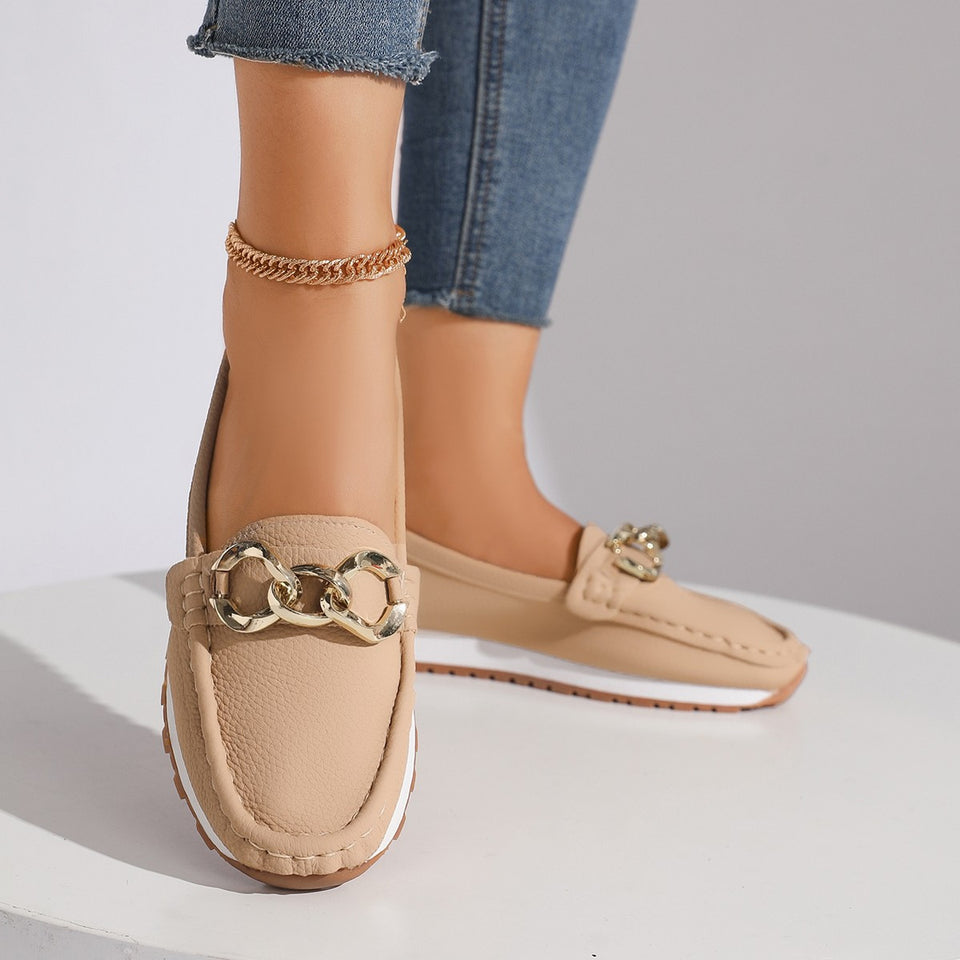 Chaussures décontractées et confortables à enfiler, mocassins, printemps, été, automne