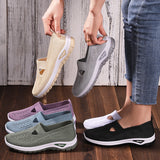 Chaussures en toile à enfiler, en maille respirante, pour femmes,
