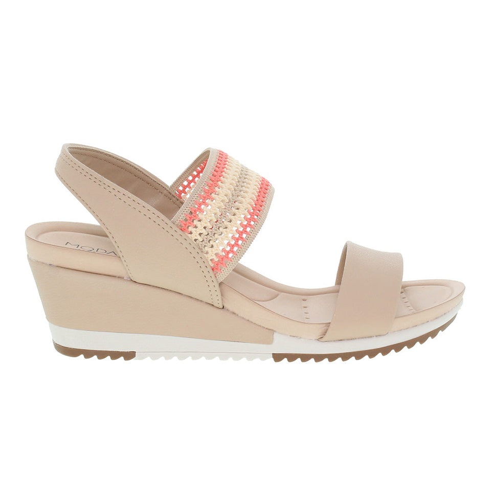 Sandales anti-transpirante compensées élastiques ultra-confortables pour femmes (DRY-TECH)