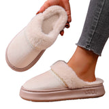 Chaussures en coton polyvalentes pour couples en hiver