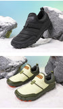 Chaussures de neige outdoor pour couple, décontractées, antidérapantes, doublées en velours et chaudes en coton