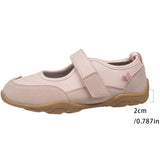 Chaussures casual femme à coupe basse avec bout rond confortable et fermeture velcro