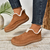 Bottines d’Hiver Femme en Suédine – Chaudes, Confortables et Élégantes