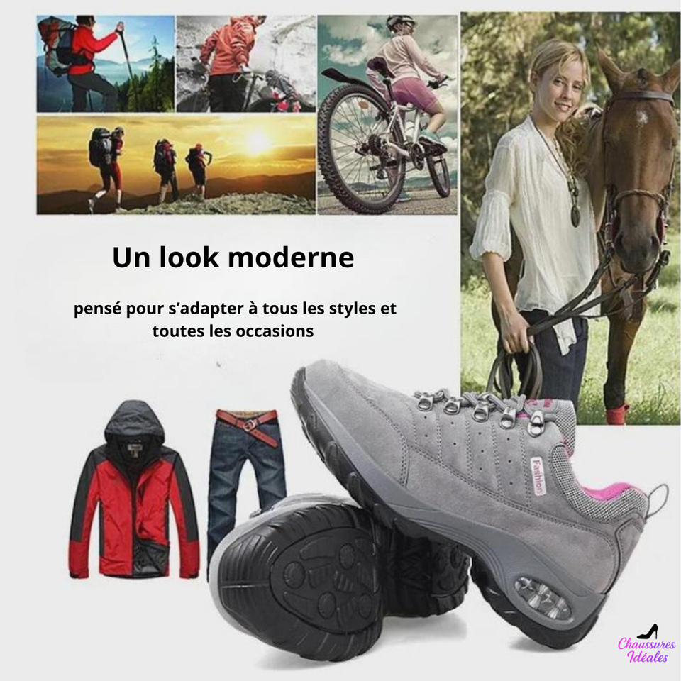 Baskets décontractées à semelle à coussin d’air pour femme