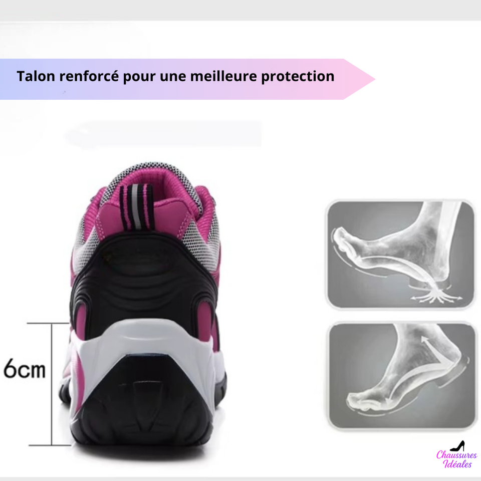 Baskets décontractées à semelle à coussin d’air pour femme