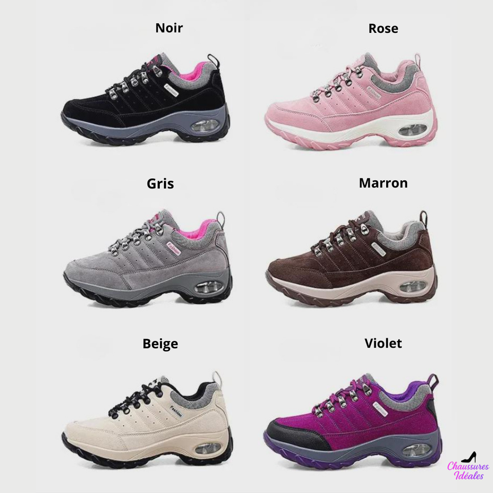 Baskets décontractées à semelle à coussin d’air pour femme