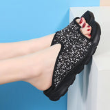 Baskets à semelle souple pour femme – Slip-on en maille ✅