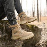 Bottes Tactiques de Sécurité Montantes – Embout en Acier, Anti-Perforation et Résistantes à l’Usure