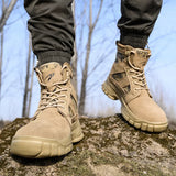 Bottes Tactiques de Sécurité Montantes – Embout en Acier, Anti-Perforation et Résistantes à l’Usure