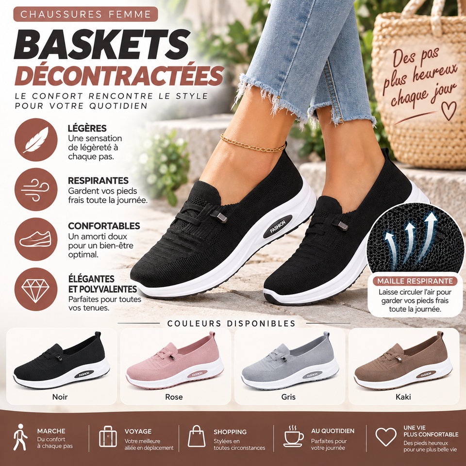 Chaussures Femme Flyknit Légères et Respirantes
