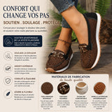 Chaussures Femme Printemps Grande Taille à Boucle Chaînée – Modèle Slingback