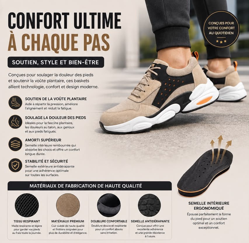 Chaussures de Sécurité Respirantes en Mesh – Anti-Écrasement & Anti-Perforation