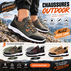 Chaussures de randonnée homme color-block pour le printemps et l’été