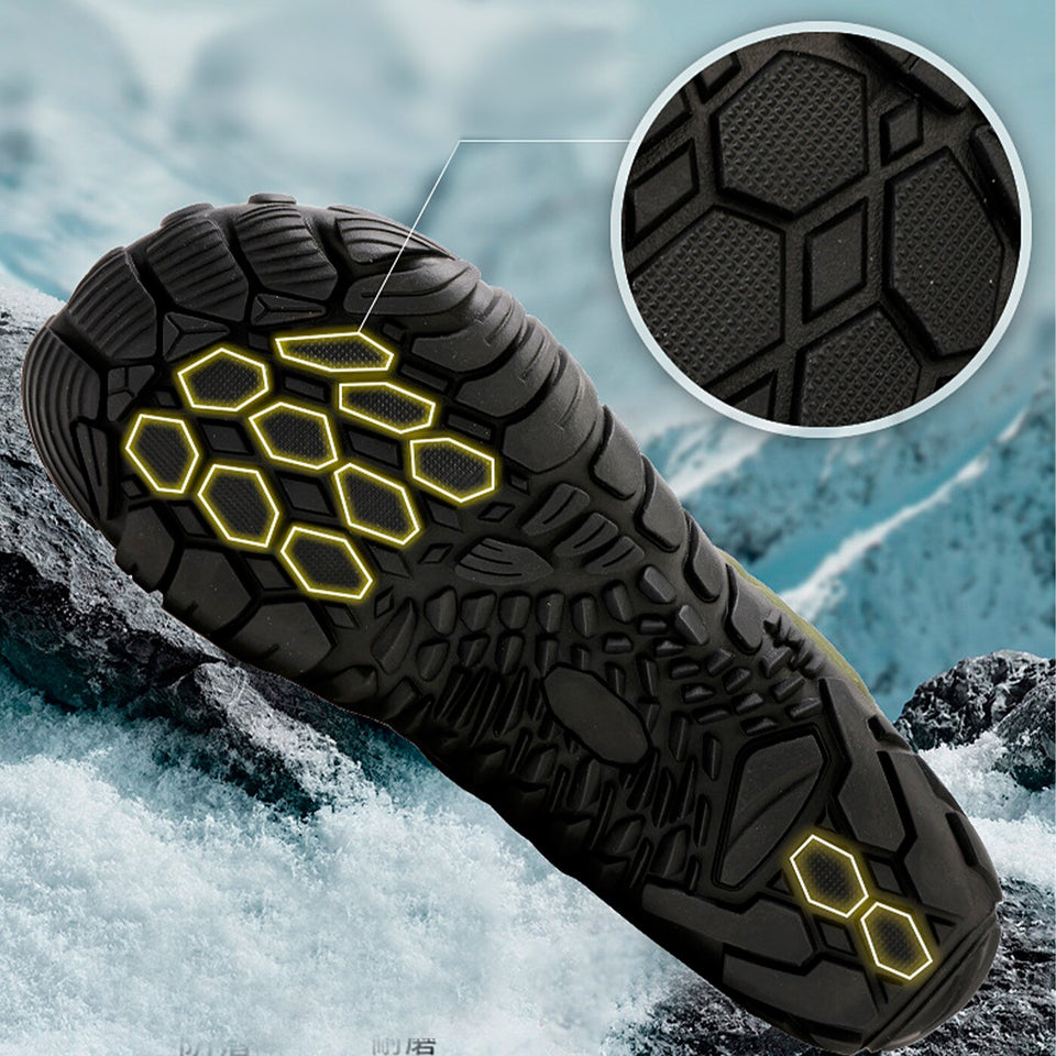 Chaussures d’hiver chaudes en coton, doublées en velours épais