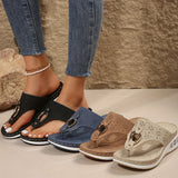 sandales à coussin d'air style tongs pour femmes