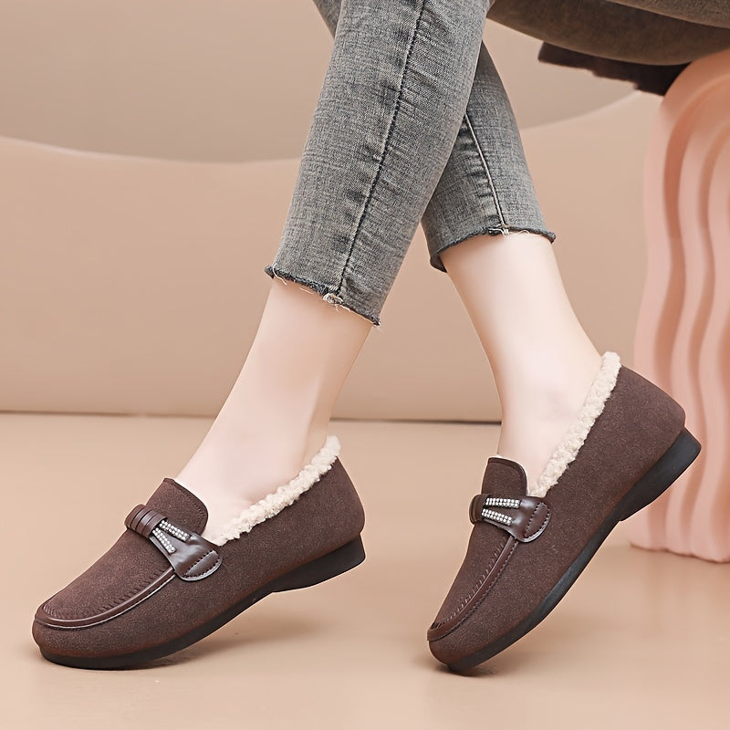 Mocassins Douillets d'Hiver pour Femmes