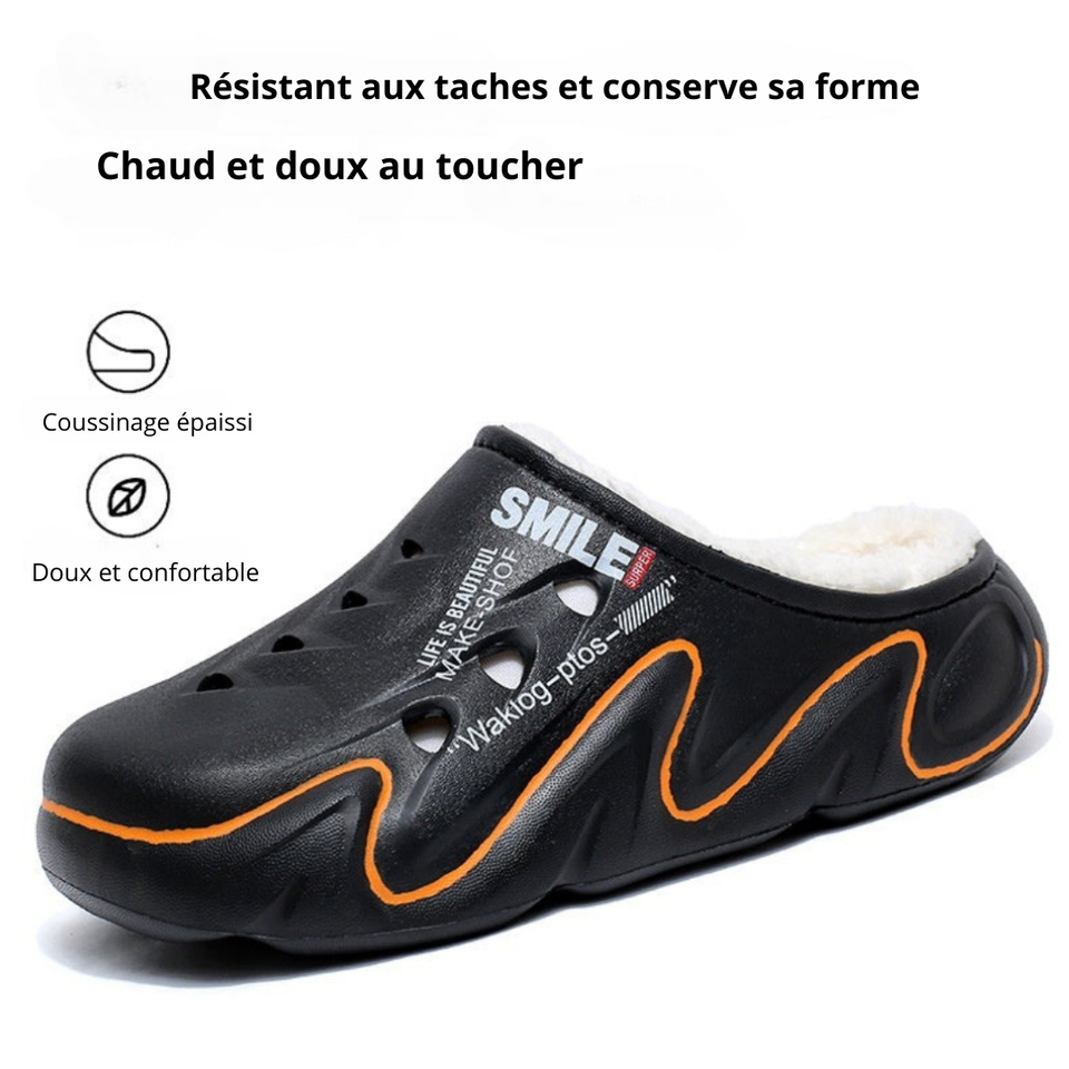 Chaussures Fourrées Unisexes à Semelle Épaisse – Confort, Style et Fonctionnalité