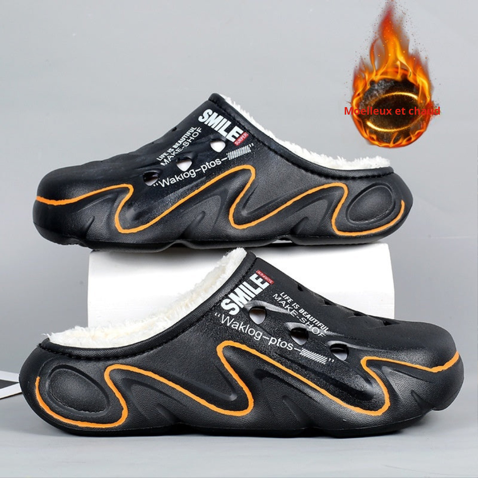 Chaussures Fourrées Unisexes à Semelle Épaisse – Confort, Style et Fonctionnalité