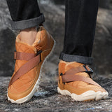 Bottes chaudes pour homme en cuir suédé – style britannique