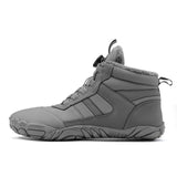 Bottines d’Hiver Unisexes Fourrées et Imperméables avec Fermeture Rotative